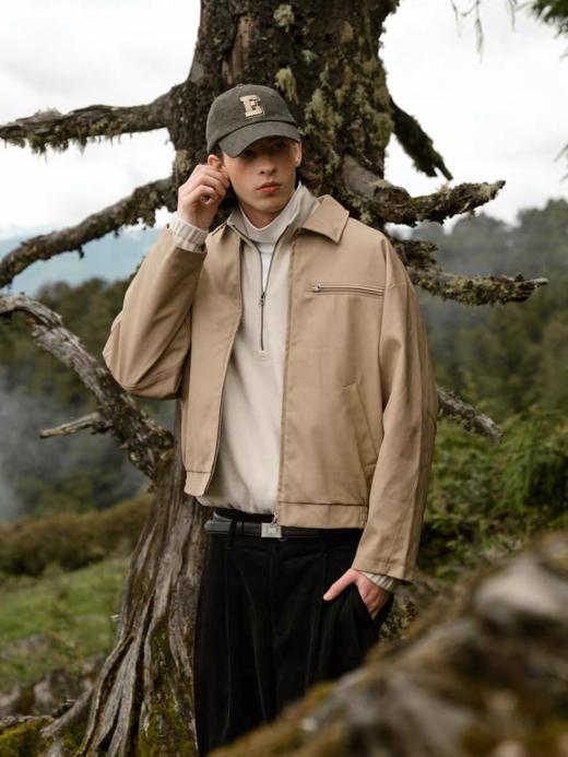 Evistub/E-4QWT698/底特律三色皮衣机车夹克 商品图3