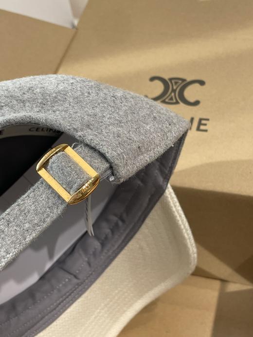 MJ47-赛琳 Celine 官网羊毛拼色棒球帽 毛呢料(COCO) 商品图10