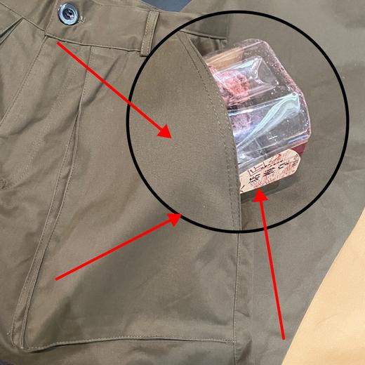 纯色宽松大口袋工装长裤 商品图6