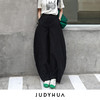 JUDYHUA J For Judy弧线空间感阔腿裤夏季版 商品缩略图1