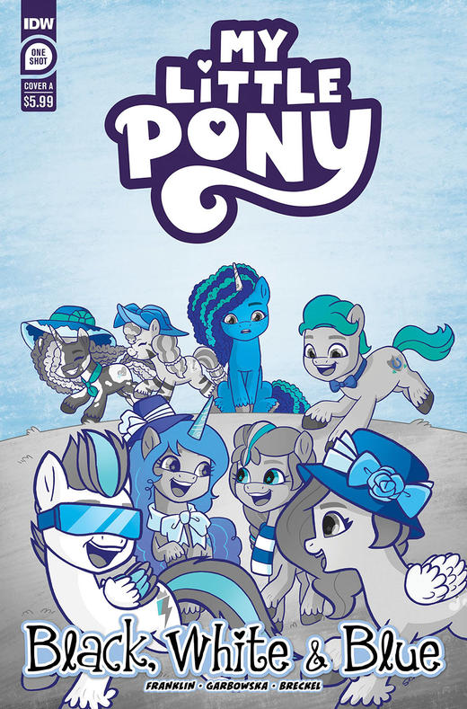 小马宝莉：黑，白与蓝My Little Pony: Black, White & Blue 商品图0