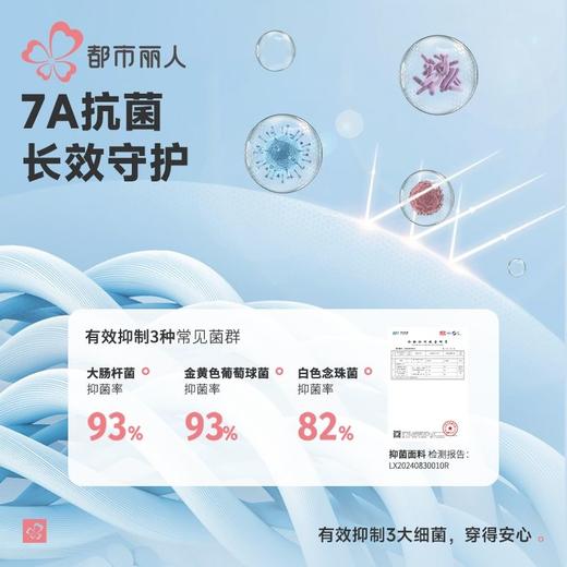 都市丽人打底裤女士保暖裤阳离子罗纹绒单层薄九分女裤LLH4A3 商品图5