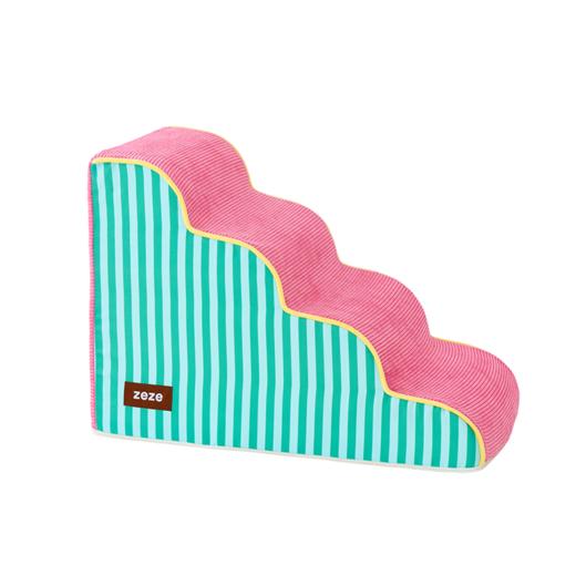 zeze加高复古条纹宠物楼梯（薄荷树莓）-B（包邮） 商品图7