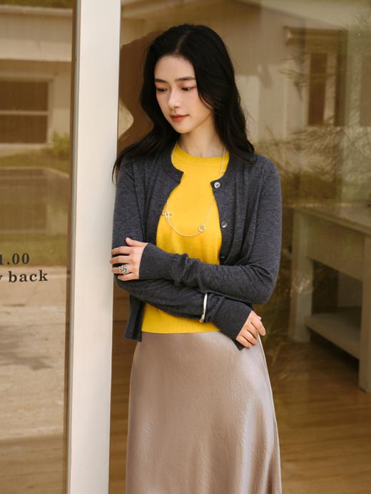 知识分子撞色假两件毛衫 FCF3WST100 商品图12