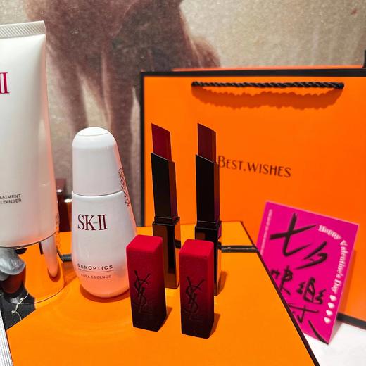 D090431满满的情人节礼物仪式感~面膜橙色蝴蝶结礼盒 商品图6