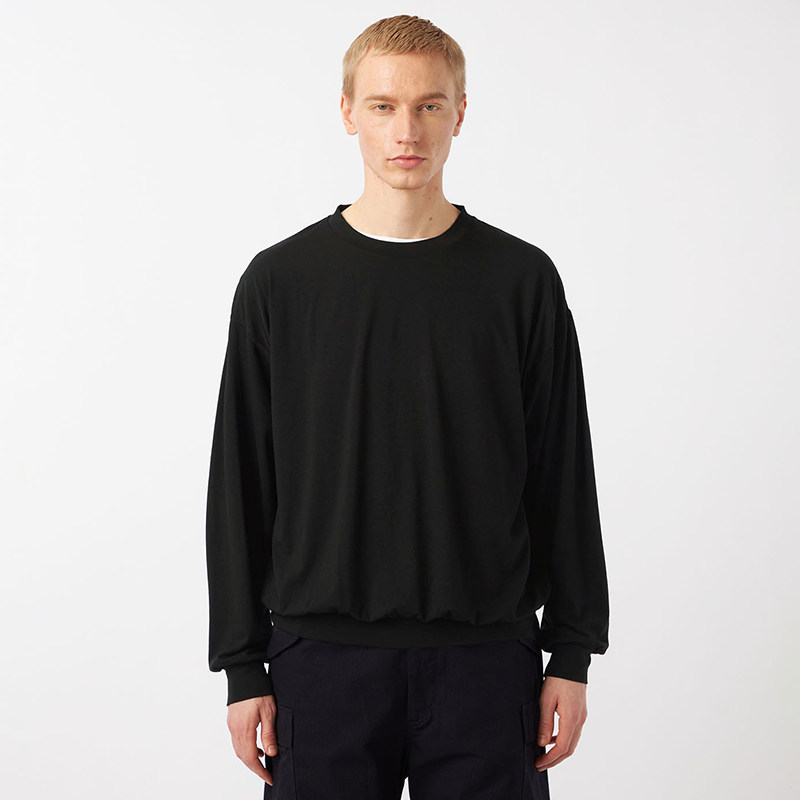 nanamica Wool Jersey Crew Neck L/S Tee 纯羊毛针织圆领长袖T恤