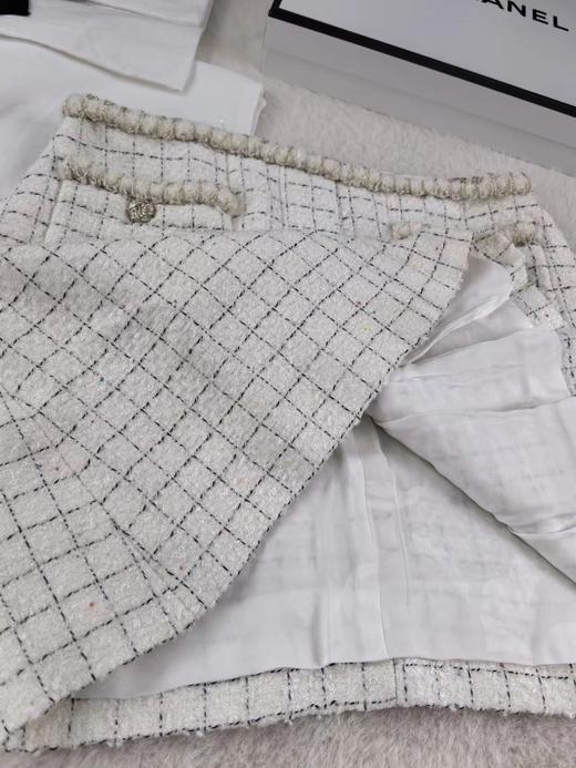 TY328-香奈儿 格纹白色半裙（PG*MM） 商品图11