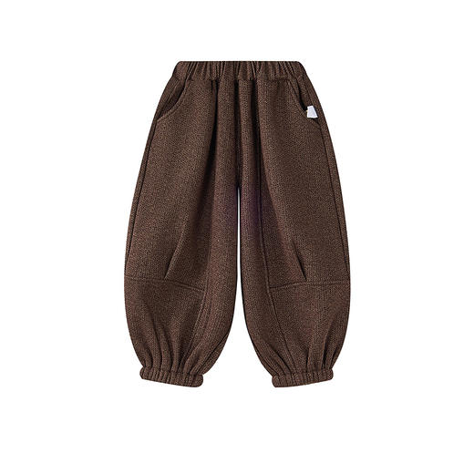 笛莎Deesha 童装女童裤子2025冬新款女童运动休闲束脚卫裤 商品图4