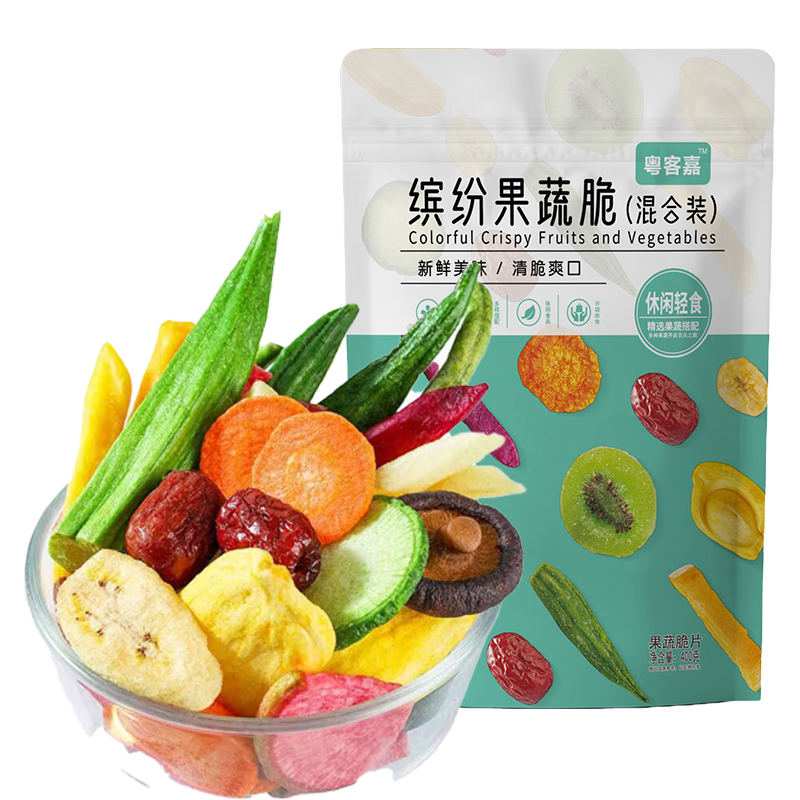 广东-粤客嘉-缤纷果蔬脆400g/袋