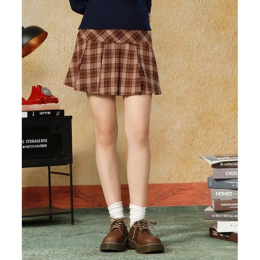 美式学院格纹短裙女纪念日百货门店同款164694168 商品图1