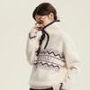 笛莎Deesha青少年女童毛衣2025冬季女童翻领字母提花毛衣 商品缩略图2