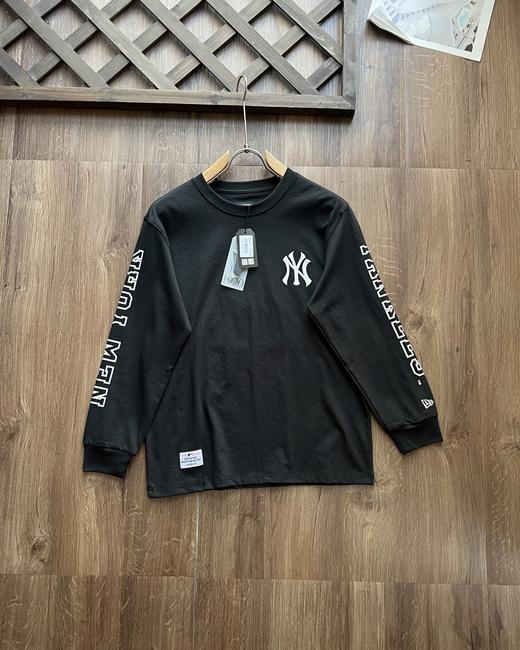 秋日新款NewEra纽亦华MLB卫衣男女NY冰淇淋印花运动套头衫 商品图2