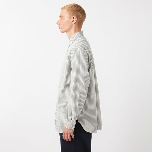 nanamica Button Down Stripe Wind Shirt 纽扣领经典款条纹衬衫 商品图1