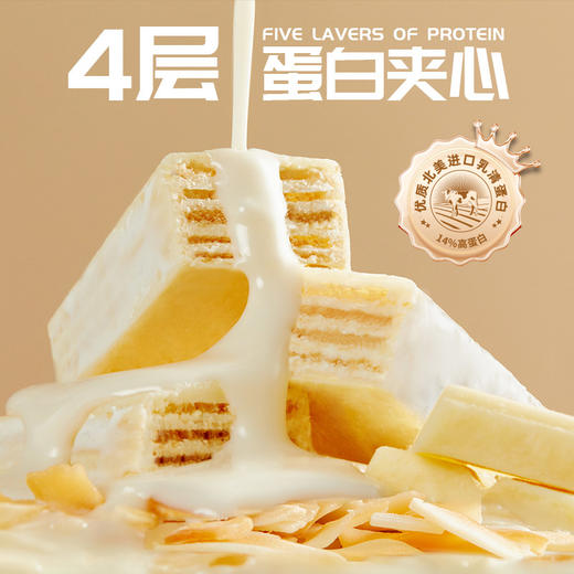 控能 高蛋白乳清威化棒 多口味 2盒装 288g*2 商品图1