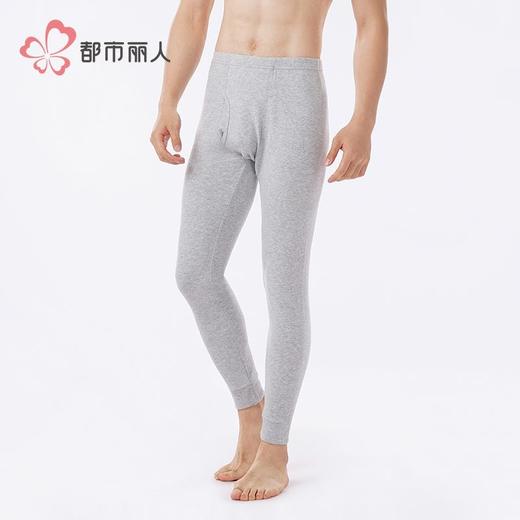 都市丽人打底裤男士保暖裤珠花棉单层打底裤薄九分裤男裤FLH4A8 商品图2