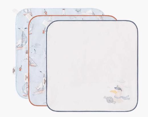 YEEHOO-0配饰类i5手帕3条装30*30CM英氏白YMJSJ0R 商品图5