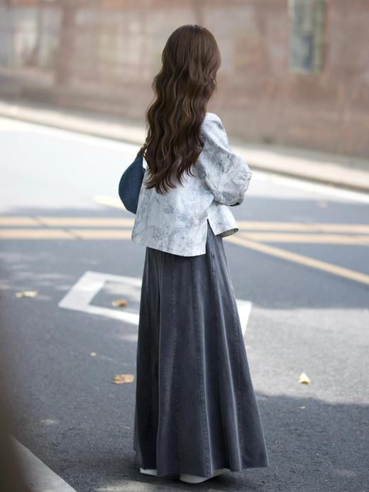 【百图lulu定制】【阔腿裙裤】十二裁片拼接 大摆 九分阔腿 弹力腰围 裙裤 商品图7