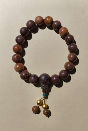 鸡翅木十八子手串