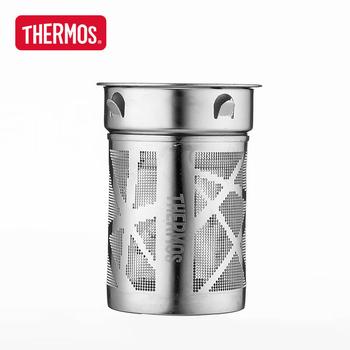 膳魔师（THERMOS）双层玻璃杯400ml高硼硅水杯子茶水分离茶杯带茶漏TCGD-400-D-BW 商品图7