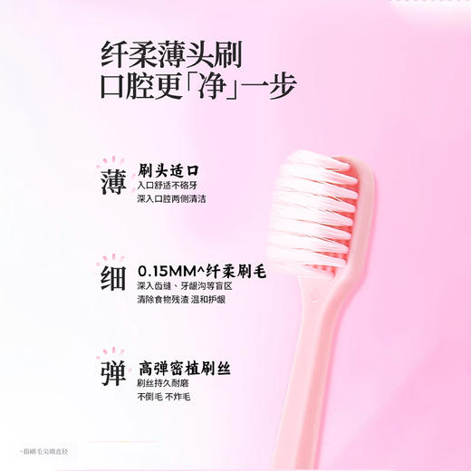 舒比拓灵动深洁细丝牙刷8支装 商品图1