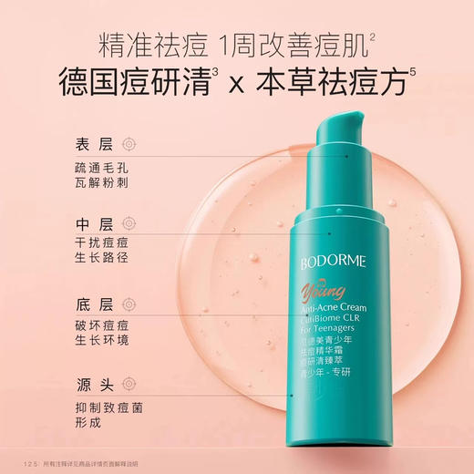 贝德美青少年祛痘精华霜30g 商品图1