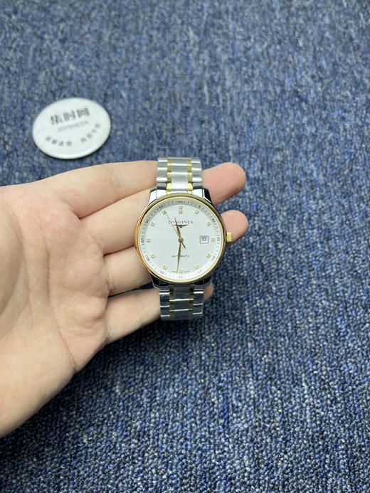 【新款大号40mm】浪琴名匠系列 间金钻面 男士腕表
机芯：进口西铁城 商品图0