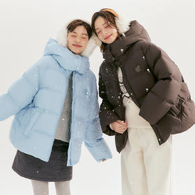 笛莎Deesha青少年女童羽绒服2025冬季女童云感可脱卸连帽羽绒服