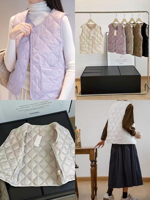 反季福利❗️气绒款/100%绵羊毛马甲男女款！秒杀市面同款，五防功能性面料，防风、防水、防钻、防坨、防污！大牌同款绗缝工艺！气绒版可轻柔模式机洗，羊毛版建议手洗 商品图0