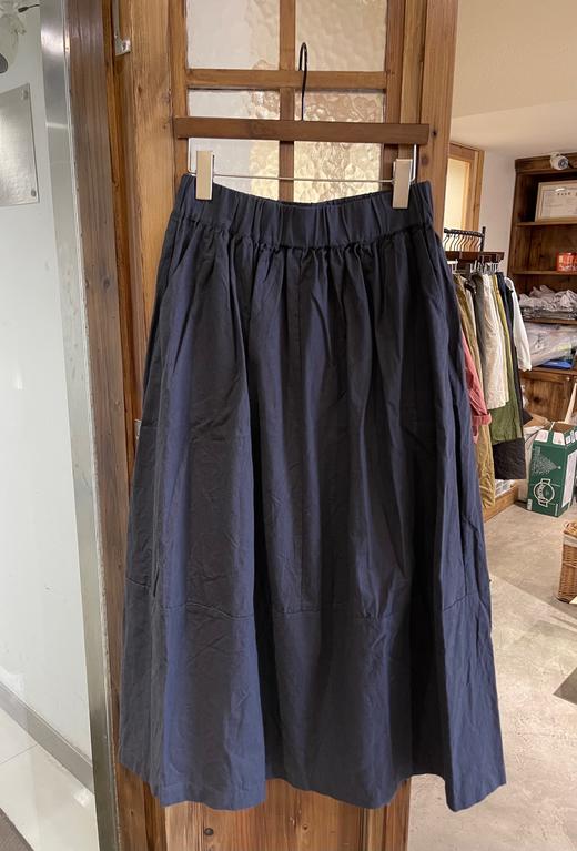 elsa esturgie黑色棉麻半裙 商品图11