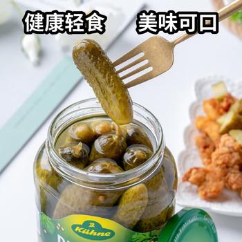 冠利（KUHNE） 酸青瓜670g 德国进口 俄罗斯风味酸黄瓜 西餐三明治汉堡配菜 /粮油调味 /调味品 /榨菜/酱腌菜 商品图1
