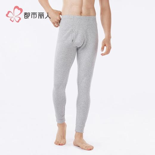 都市丽人打底裤男士保暖裤珠花棉单层打底裤薄九分裤男裤FLH4A8 商品图1