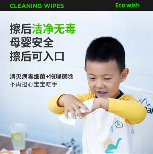 EcoWish手部清洁湿巾 商品图2