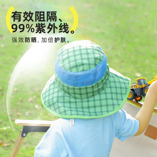 【品牌直发】Hugz mimi小众设计师系列 防晒系列儿童防风绳渔夫帽，🎁旅途的完美搭档❗️ 商品图2