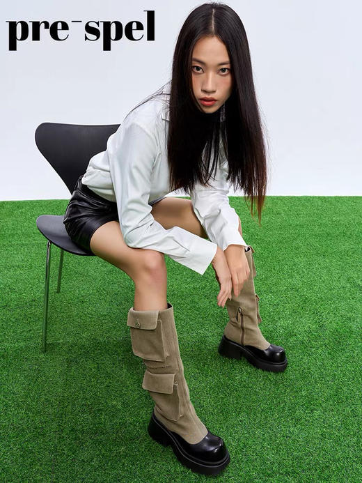 漫画腿口袋靴 商品图3