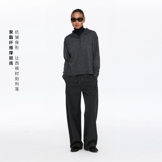 oneup抽绳直筒西裤 商品图2