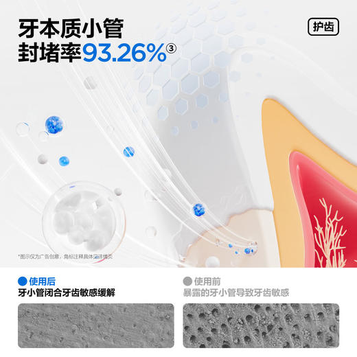 参半抗敏护理牙膏清风蓝莲120g 商品图4