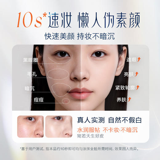 盼夏珍珠奢养美颜乳霜（素颜霜）  紧致抗皱 自然伪素颜 商品图3