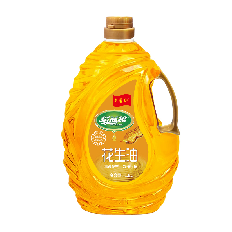 稻益粮压榨一级花生油1.8L