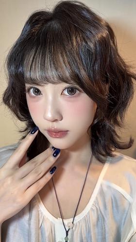 hanawink半年抛  萝莉派对/漫改代餐/粉团子 14.5mm 着色14.2  灰/棕/粉