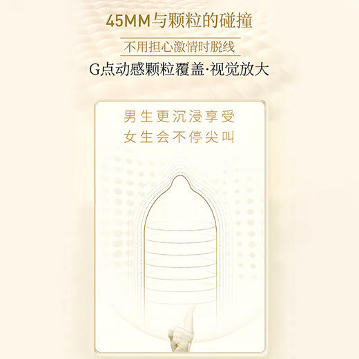 名流避孕套45mm超小号安全套延时男女用持久大颗粒性秒喷狼牙套套紧型 【超小号】G点大颗粒20只 商品图3