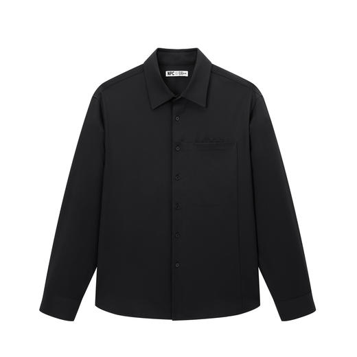 NPC潮牌夏季长袖宽松抖抖无痕衬衫经典男士休闲中性风NP57SH18 商品图4
