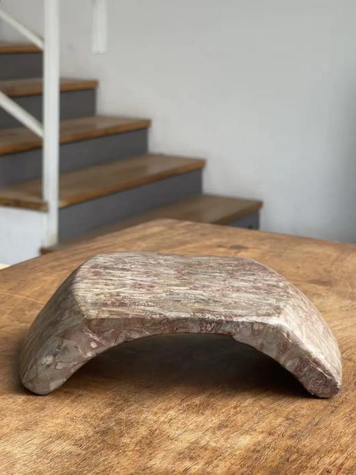 天然布丁石拱桥型台座，顺丰包邮 商品图0