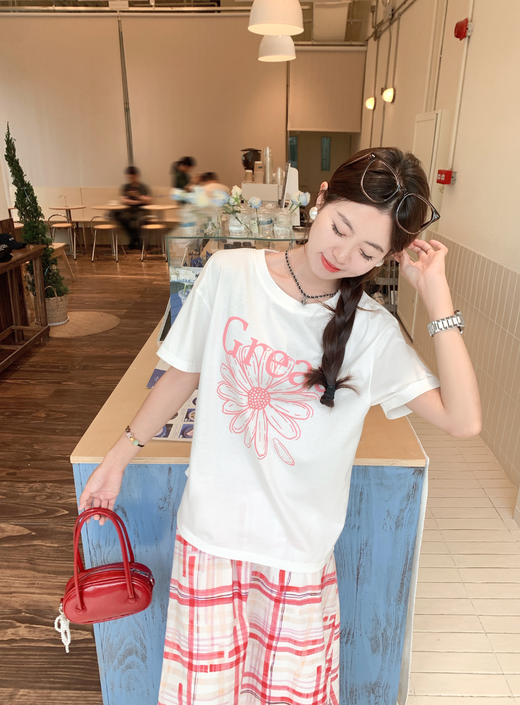 <曾小咸推荐>现货秒杀！最后一波 ！抢到赚到！甜美减龄印花短袖 日常109.99 立减50 秒杀59.99！ 商品图4