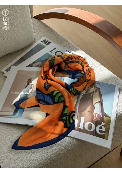 丝巾系列——采桑 商品图0