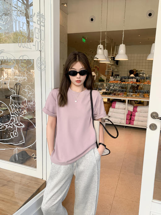 【149元任选2件】现货！4色百搭松紧腰显瘦休闲裤 商品图10