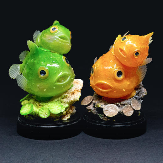 【预售】海洋精灵-圆鳍鱼 系列主题模型手办摆件【预计11月份交付】★趣界工作室 官方正品 商品图1