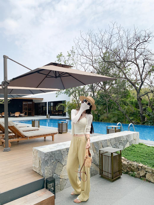 【149元任选2件】现货！4色百搭松紧腰显瘦休闲裤 商品图6