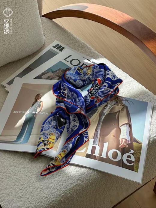 丝巾系列——脸谱 商品图0