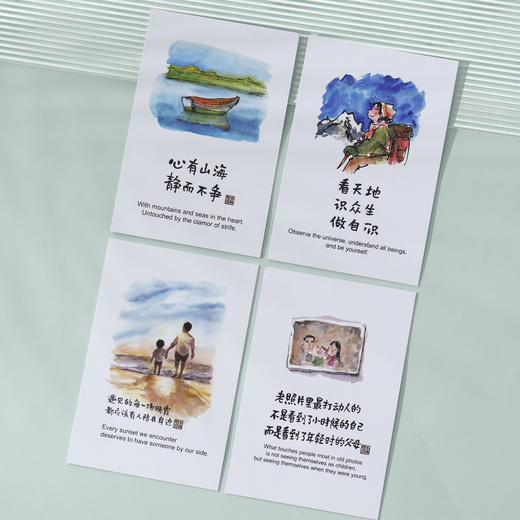 小林漫画 高端棉卡纸 特种纸张 明信片 凹凸纹理  明信片 商品图4
