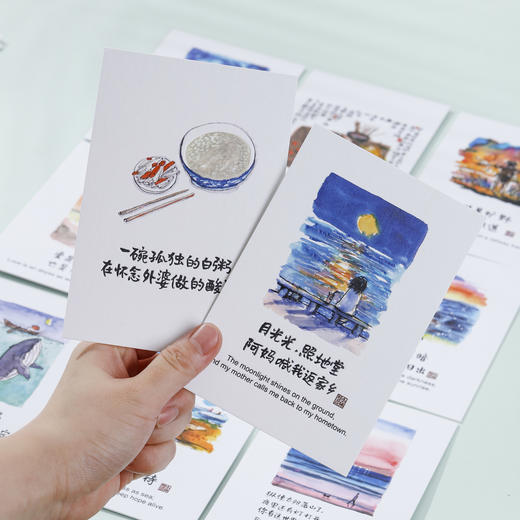 小林漫画 高端棉卡纸 特种纸张 明信片 凹凸纹理  明信片 商品图0